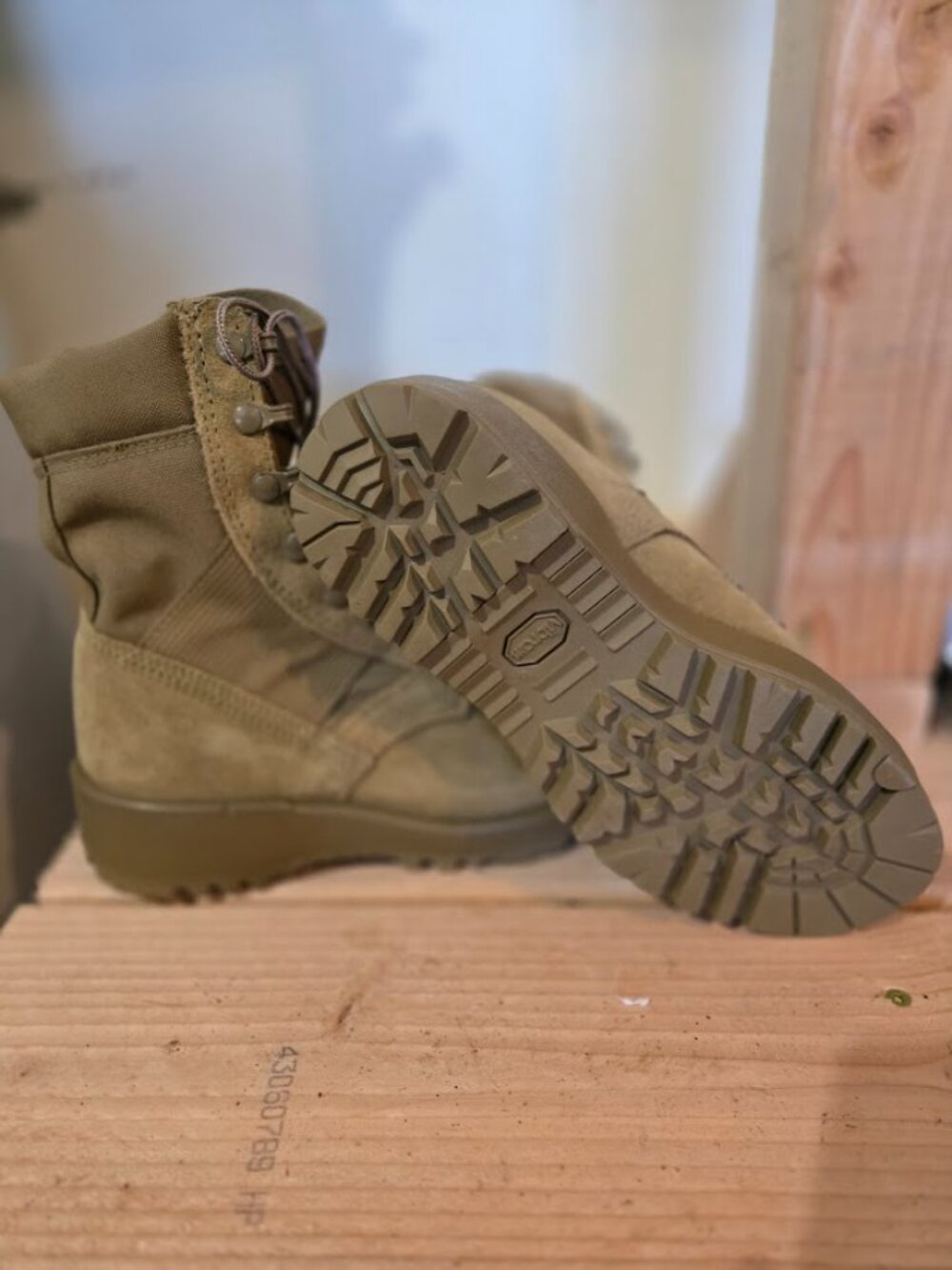 McRae NEW Military Combat Boots Coyote Tan Size 5 Wide
